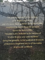 Gedenken an den Genozid in Ruanda