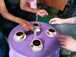 Leckerer Hochlandkaffee in Addis Abeba