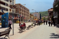 Fußgängerzone in Pogradec