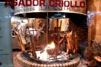 Churrasco essen in einem Restaurant in Buenos Aires, Argentinien