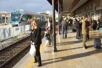 Bahnhof in der griechischen Hauptstadt Athen