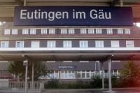 Bahnhof von Eutingen im Gäu (Baden-Württemberg)