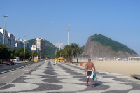 Strand von Copacabana im Stadtteil Leme