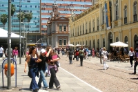 Stadtzentrum von Porto Alegre, Bundesstaat Rio Grande do Sul, Brasilien