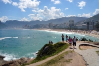 Blick auf Ipanema und Leblon in Rio de Janeiro