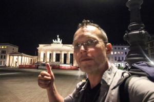 Brandenburger Tor bei Mitternacht
