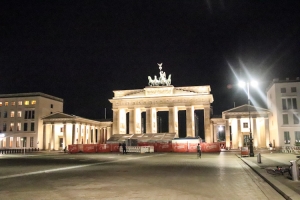 Brandenburger Tor bei Mitternacht