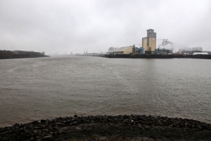 Werftinsel auf der Weser
