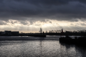 Werftinsel in der Weser