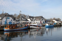 Hafen von Vitte auf Hiddensee