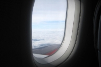 Deutschland aus der Luft betrachtet, unterwegs mit einem Flugzeug