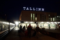 Bahnhof der estnischen Hauptstadt Tallinn