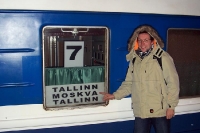 Nachtzug von Tallinn (Estland) nach Moskau (Russland)