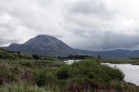 Blick auf den Mount Errigal im irischen County Donegal 