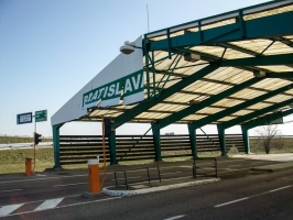 Grenzübergang Slowakei / Österreich bei Bratislava 