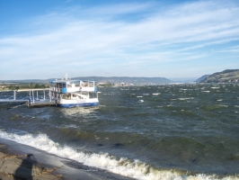 Kladovo am Ufer der Donau (Serbien)