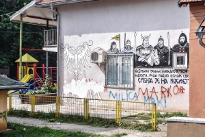 serbische Seite von Mitrovica