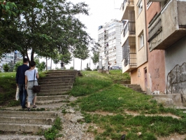 Wohnblocks in Pristina
