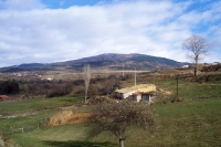 Hügellandschaft im östlichen Landesteil von Mazedonien