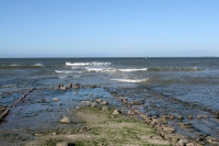 Einsamkeit an der niederländischen Küste auf Vlieland