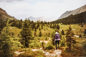Wandern in den kanadischen Rocky Mountains