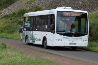 Touristenbus zum Giants Causeway in Nordirland