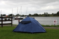 Zelten & Campen in Nordirland. Kein Problem am Lough Neagh.