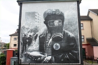 Mural in der Bogside von Derry