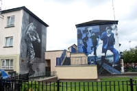 Murals in der Bogside der nordirischen Stadt Derry