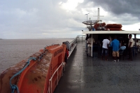 Mit dem Schiff auf dem Solimões / Amazonas von Peru nach Brasilien