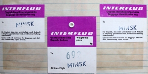 Interflug Ticket nach Minsk