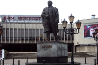 Lenin-Statue in der russischen Stadt Kaliningrad (Königsberg)