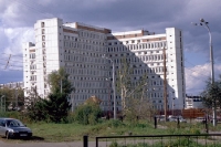 Studentenwohnheim am Rande von Irkutsk