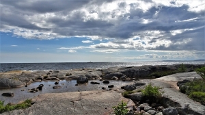 felsige Ostseeküste in Schweden