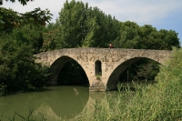 Magdalenenbrücke über den Río Arga