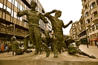 Skulptur in Pamplona, Navarra