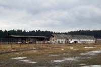 einsames verlassenes Gehöft nahe der Kleinstadt As in Tschechien