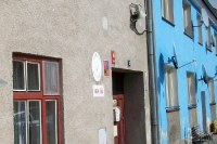 Hauswände in einer tschechischen Ortschaft