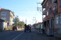 Straße von Karaagac Mh. nach Edirne (Türkei)