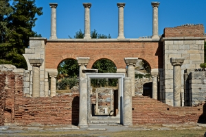 Ruine der St. Jean Kirche in der Türkei