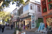 Geschäfte in der türkischen Stadt Edirne
