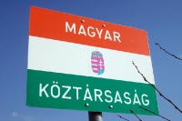 Magyar - Köztarsasag, Grenze zwischen Ungarn und Österreich