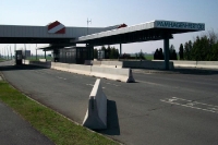 Grenzübergang Fertöd - Pamhagen, Grenze zwischen Ungarn und Österreich