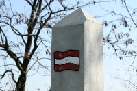 Denkmal: Fall des Eisernen Vorhangs zwischen Ungarn und Österreich im Jahre 1989 bei Nickelsdorf