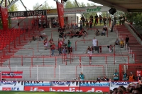 Gästeblock mit FC Ingolstadt 04 Fans