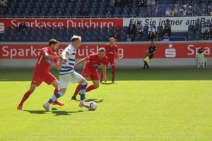 Spielszenen Heidenheim in Duisburg 12-05-2019