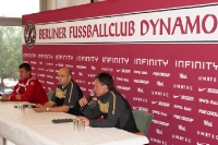 Pressekonferenz nach dem DFB-Pokalspiel BFC Dynamo - 1. FCK
