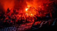 Pyroshow der Fans des 1. FCK in München