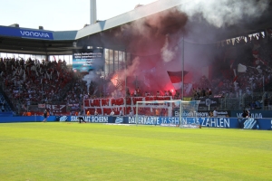 Pyroshow FC Köln Fans in Bochum