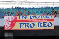 Anhänger des 1. FC Lok Leipzig beim Derby gegen RB